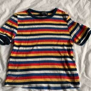 Topshop Cropped Striped shirt (S/M)